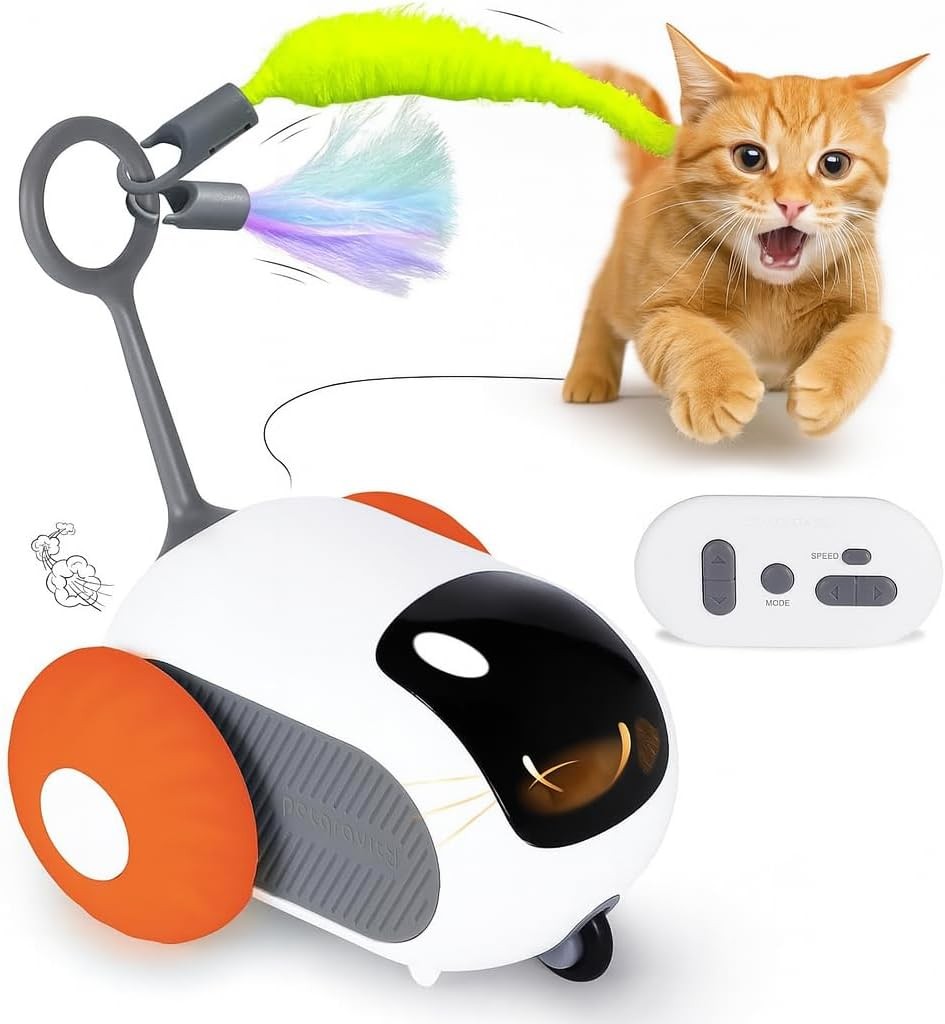Interactive Smart Cat Toy with Remote Control